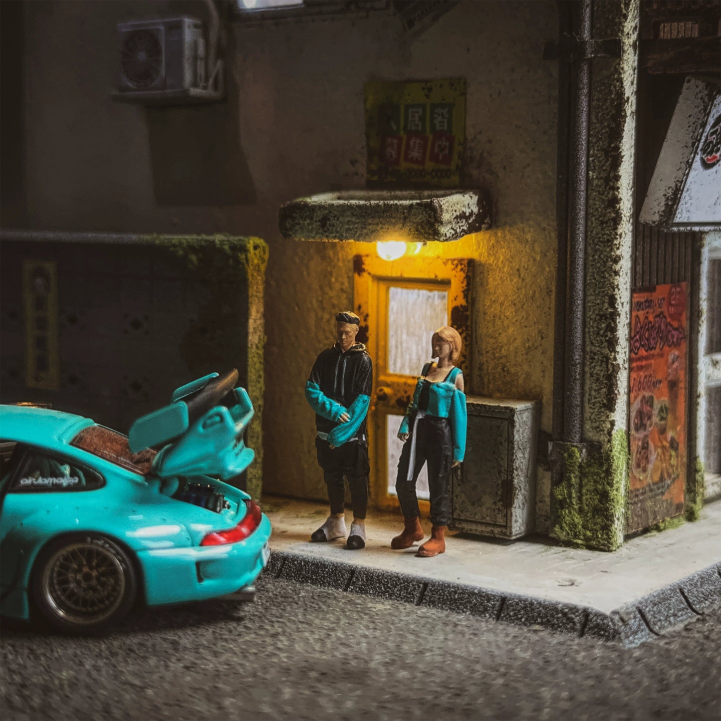 Enheng Diorama 1/64 Scale Figurines Model Tiffany Men and Women Collection Miniature Hand-painted