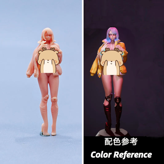 1/64 1/43 Figurines Scale Model Resin Cyberpunk Lucy Uncolored Miniatures Diorama Hand-painted C707