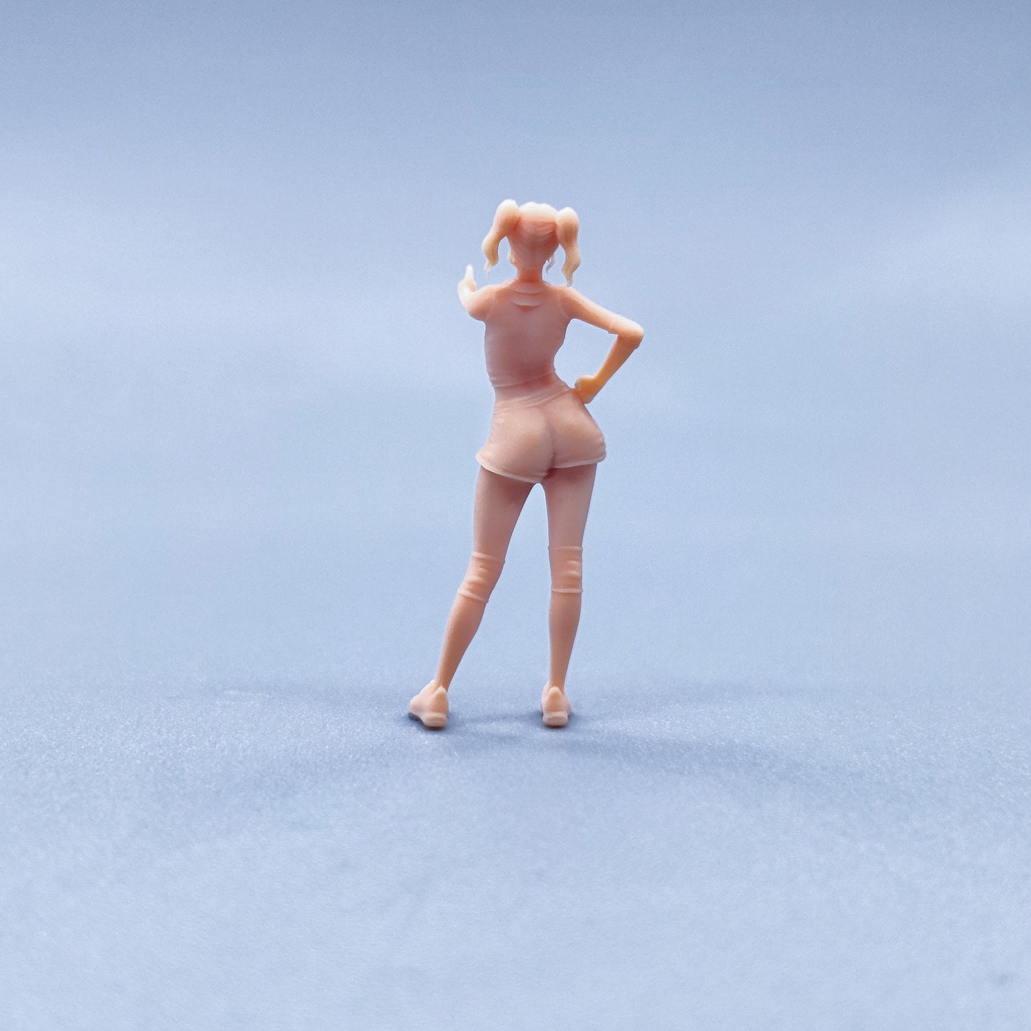 1/64 1/43 Figurines Scale Model Resin Praise Cheerleading Girls Uncolored Miniatures Diorama Hand-painted W417