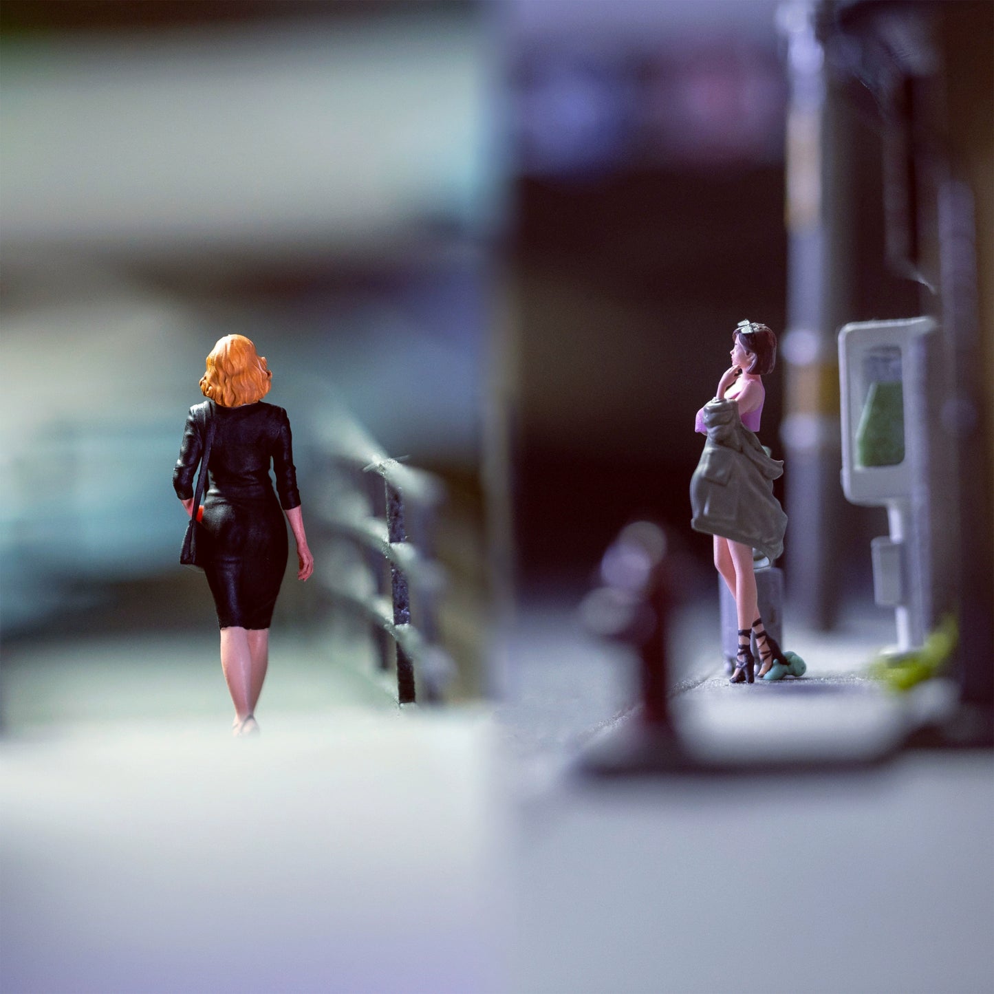 EHC Model 1/64 Scale Figurines Model Cosmo Lady Collection Miniature Hand-painted