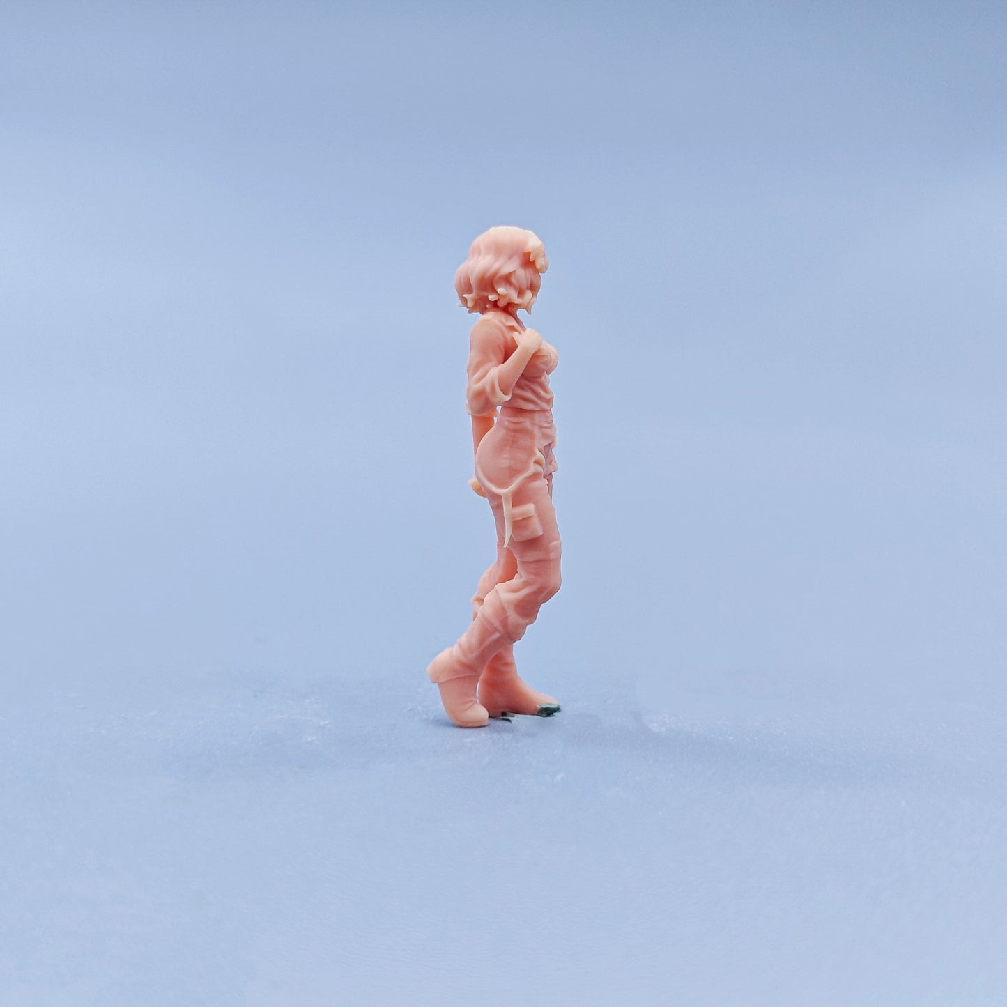 1/64 1/43 Figurines Scale Model Resin Standing Posture April Uncolored Miniatures Diorama Hand-painted C727