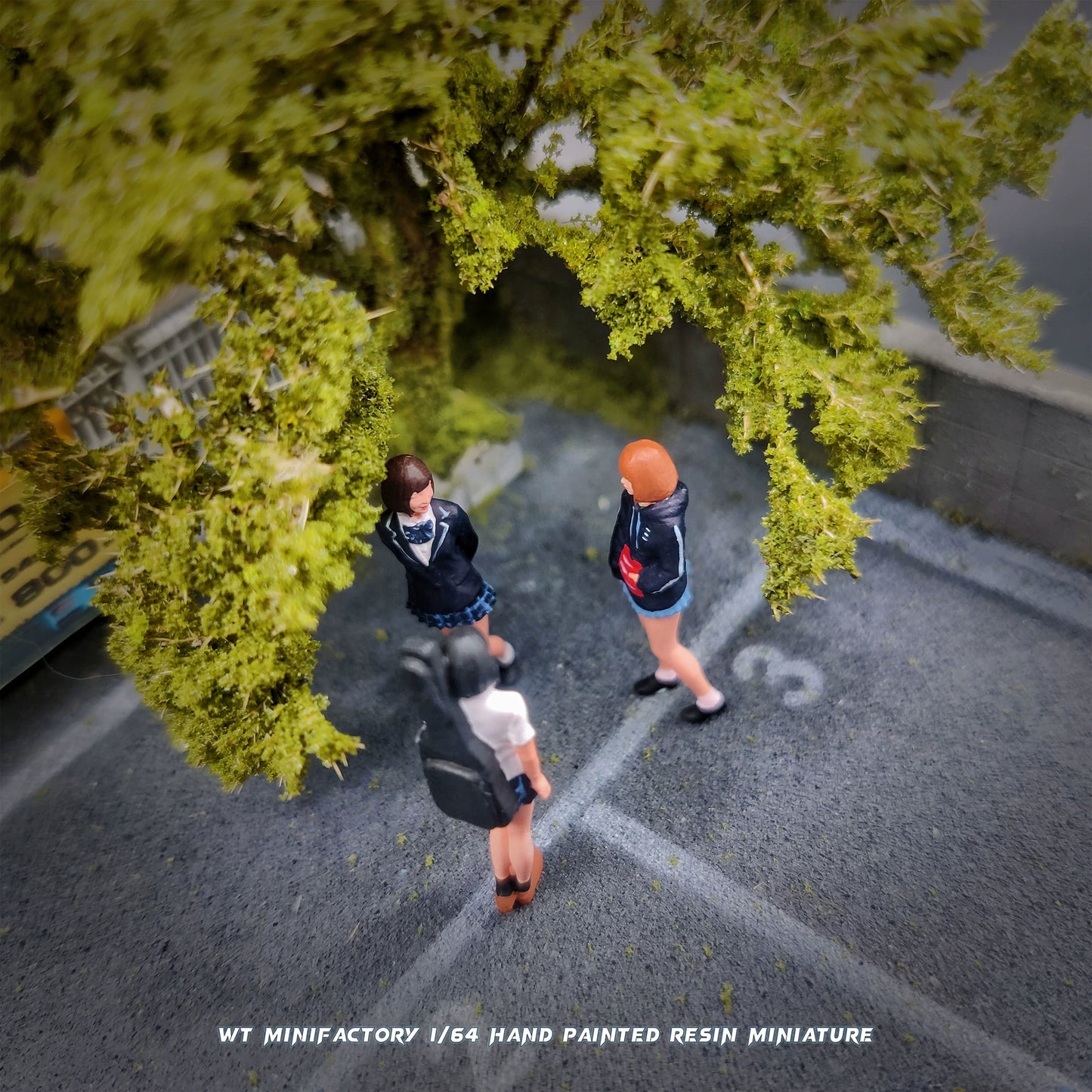 WT Minifactory 1/64 Scale Figurines Model Short Haired Junior Girl Collection Miniature Hand-painted