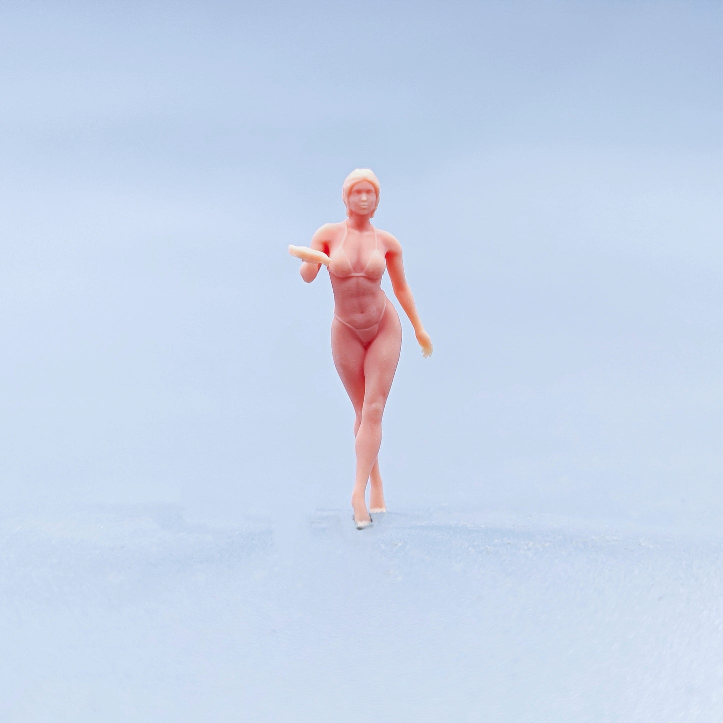 1/64 1/43 Figurines Scale Model Resin Car Wash Girl Uncolored Miniatures Diorama Hand-painted D804 D807
