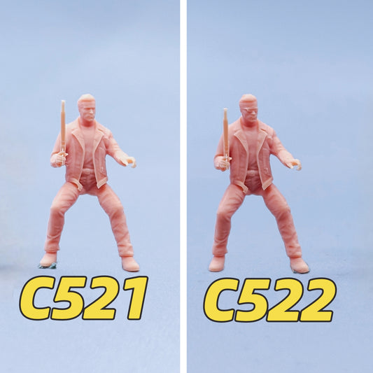 1/64 1/43 Figurines Scale Model Resin Arnold Uncolored Miniatures Diorama Hand-painted C521 C522