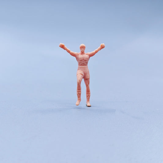 1/64 1/43 Figurines Scale Model Resin Stand Up Boxing Wins Stance Stallone Uncolored Miniatures Diorama Hand-painted C235