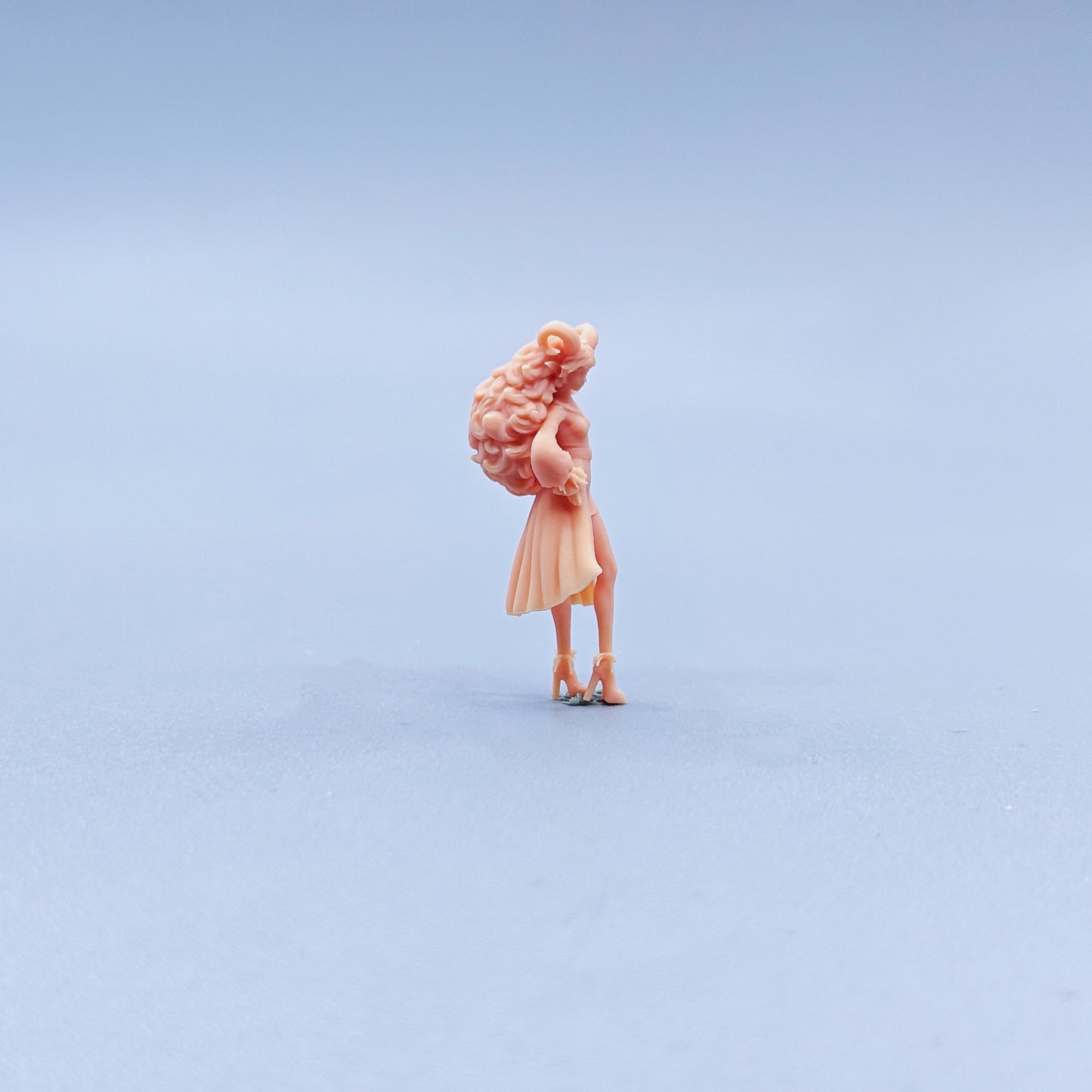 1/64 1/43 Figurines Scale Model Resin Exquisite Miss Sheep Uncolored Miniatures Diorama Hand-painted C323