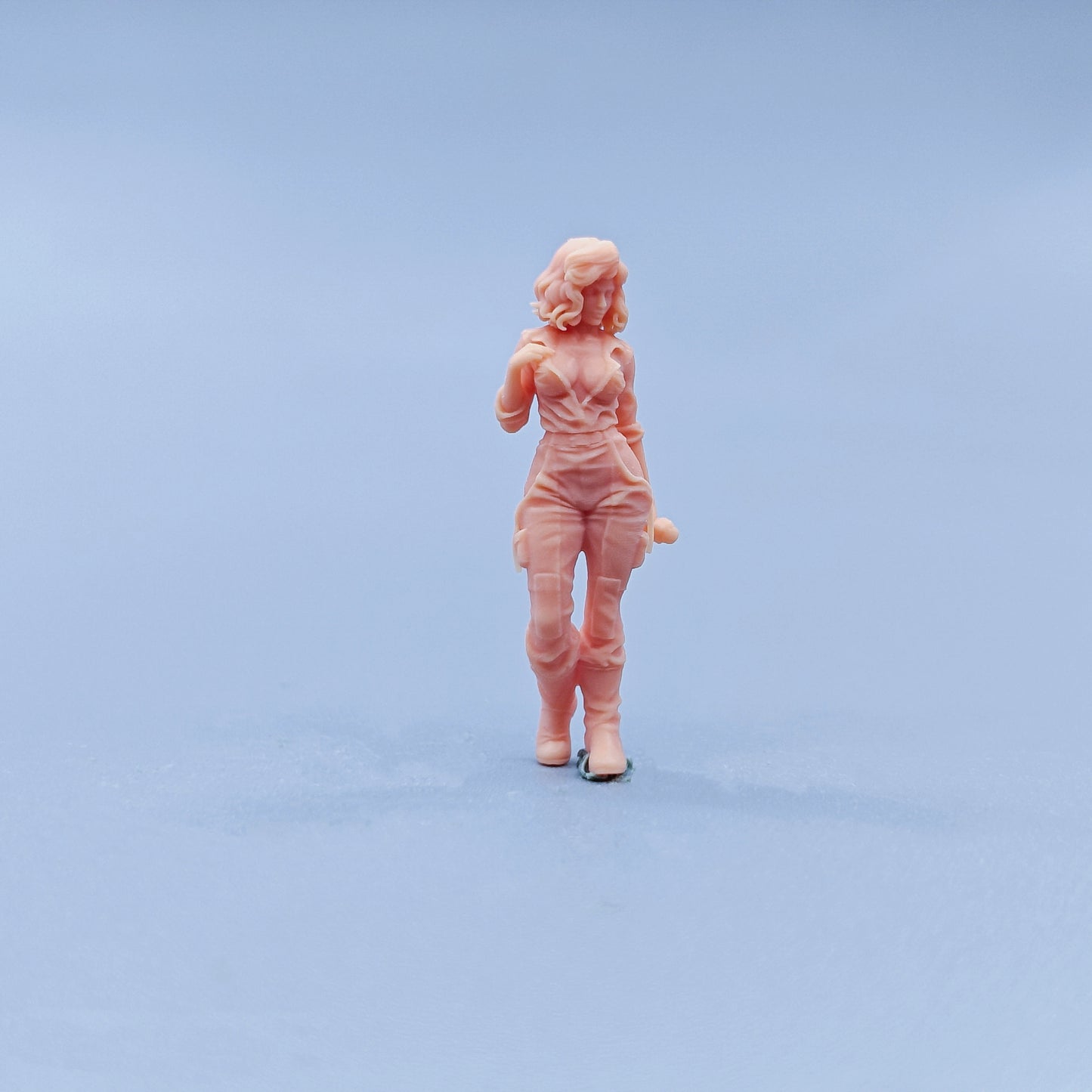 1/64 1/43 Figurines Scale Model Resin Standing Posture April Uncolored Miniatures Diorama Hand-painted C727