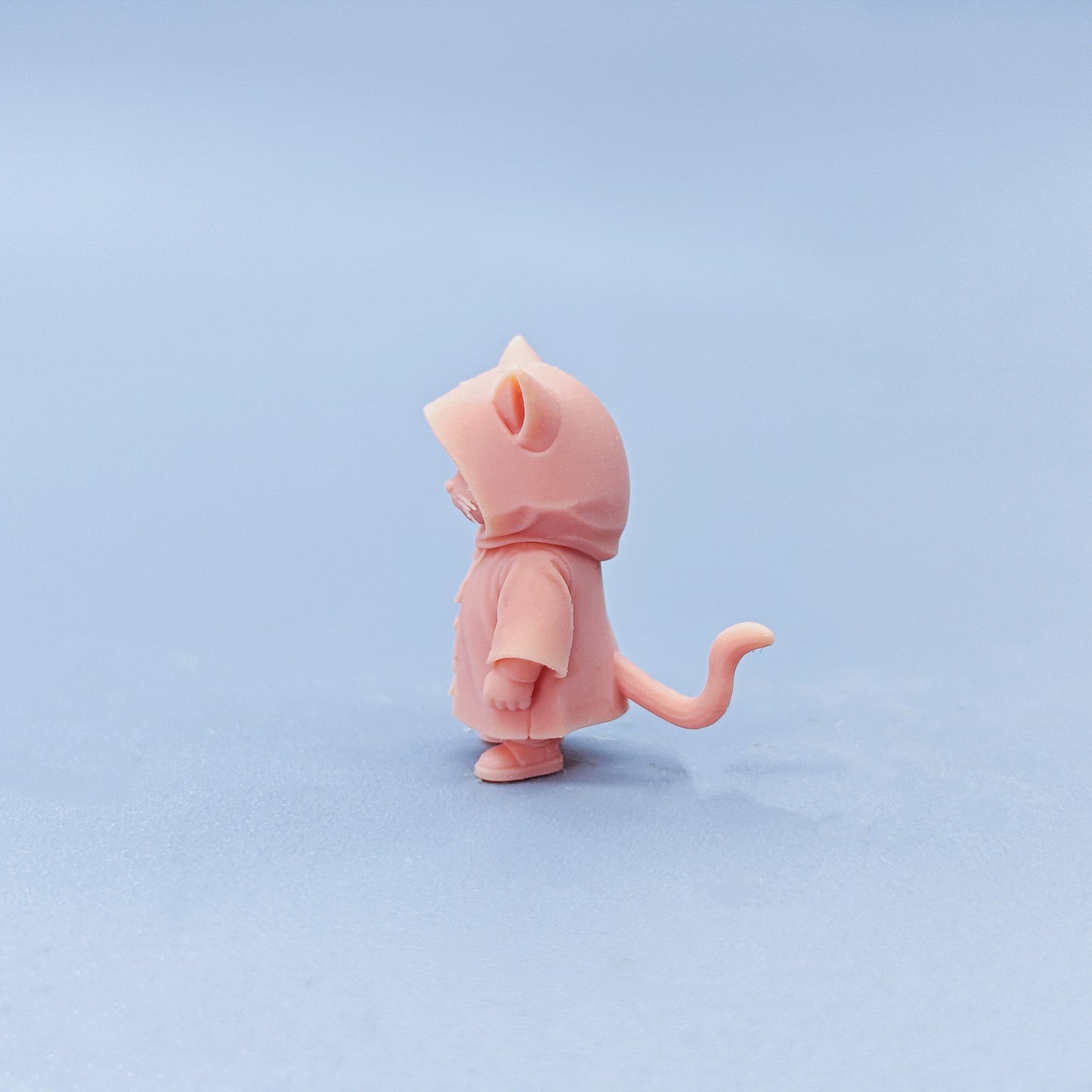 1/64 1/43 Figurines Scale Model Resin Ninja Cat Uncolored Miniatures Diorama Hand-painted D428