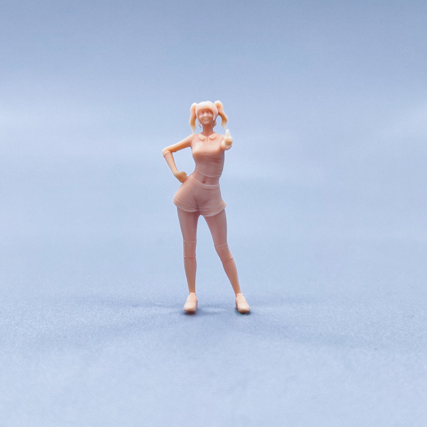 1/64 1/43 Figurines Scale Model Resin Praise Cheerleading Girls Uncolored Miniatures Diorama Hand-painted W417
