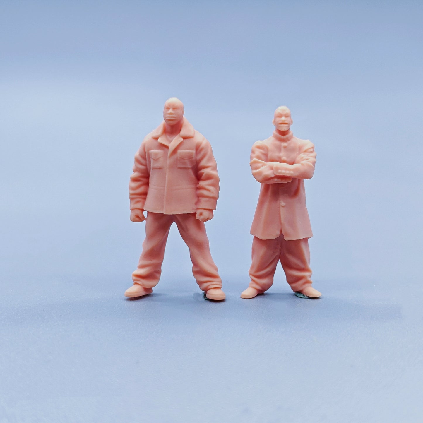 1/64 1/43 Figurines Scale Model Resin Gang Uncolored Miniatures Diorama Hand-painted C631 C636