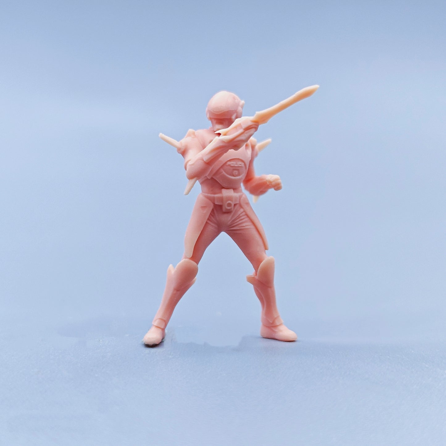 1/64 1/43 Figurines Scale Model Resin Blue Warrior Uncolored Miniatures Diorama Hand-painted D531