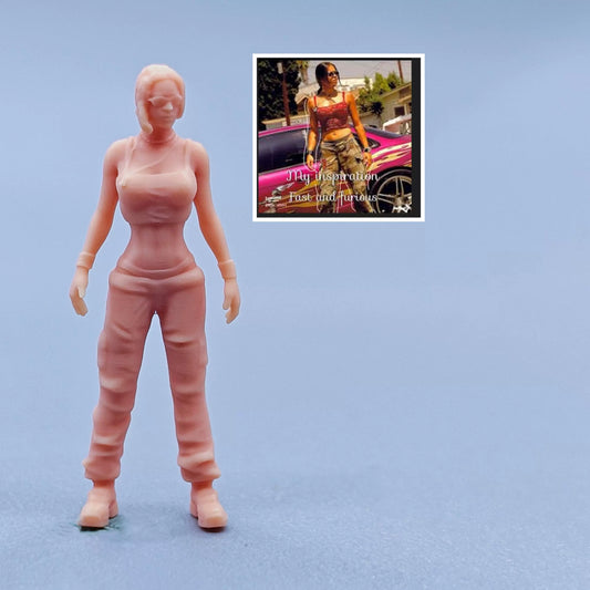 1/64 1/43 Figurines Scale Model Resin Leo Ortiz Uncolored Miniatures Diorama Hand-painted C204