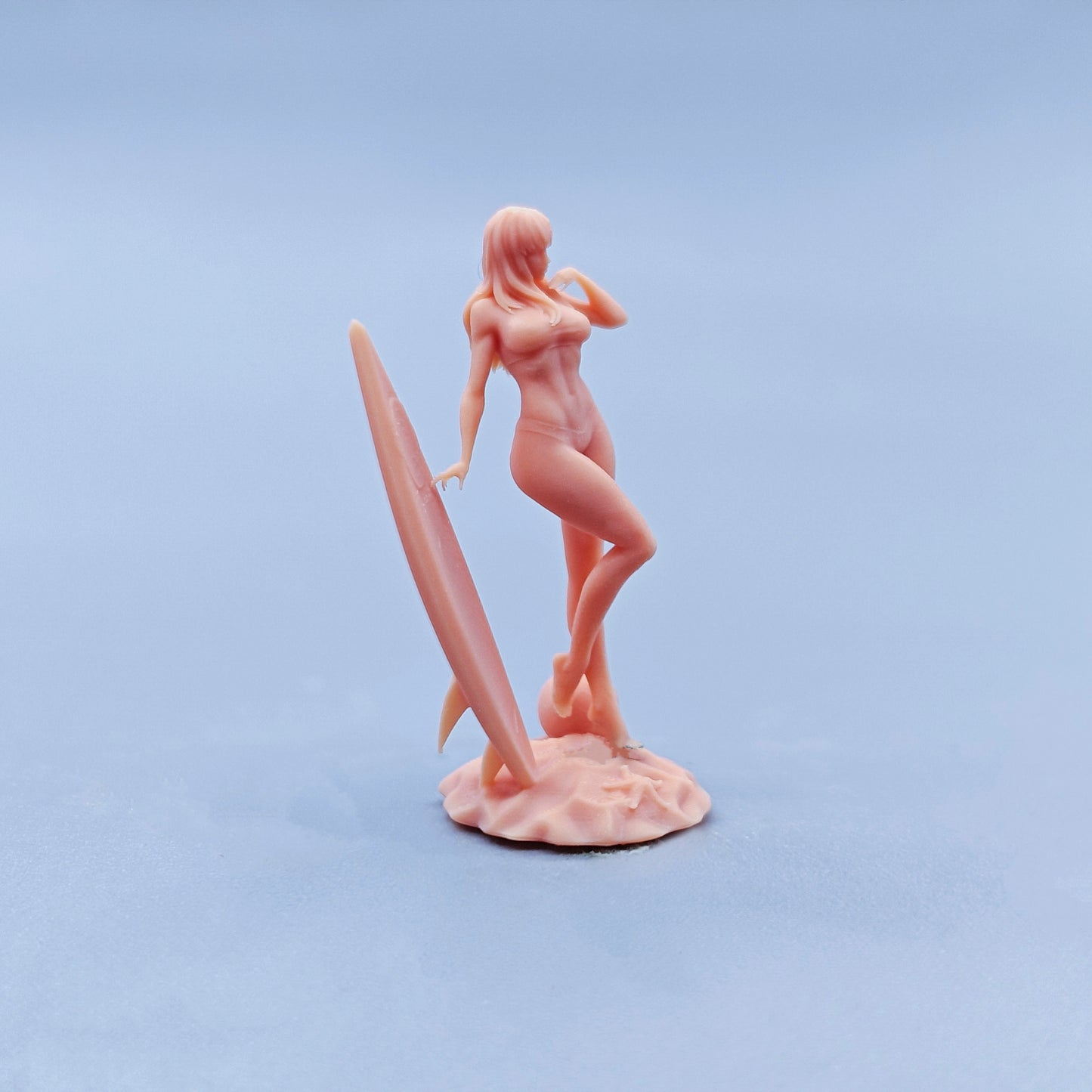 1/64 1/43 Figurines Scale Model Resin Beach Swimsuit Girl Uncolored Miniatures Diorama Hand-painted D408 D409