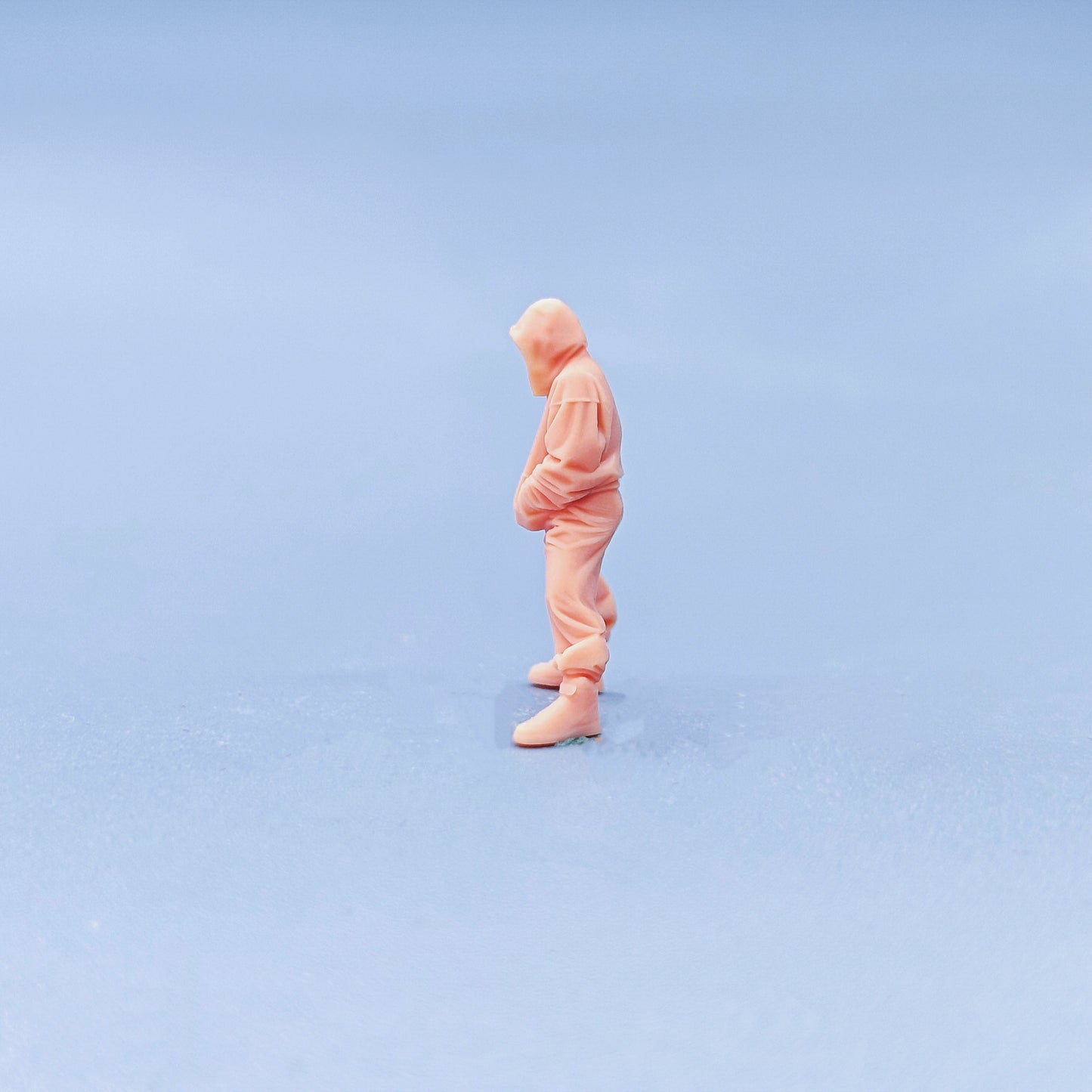 1/64 1/43 Figurines Scale Model Resin Hoodie Spider Mask Man Uncolored Miniatures Diorama Hand-painted C735