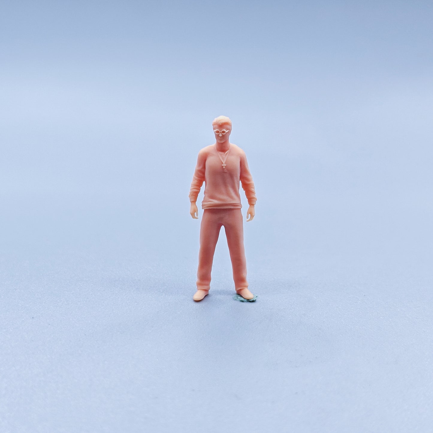 1/64 1/43 Figurines Scale Model Resin Realistic Amateur Necklace for Men Uncolored Miniatures Diorama Hand-painted C306