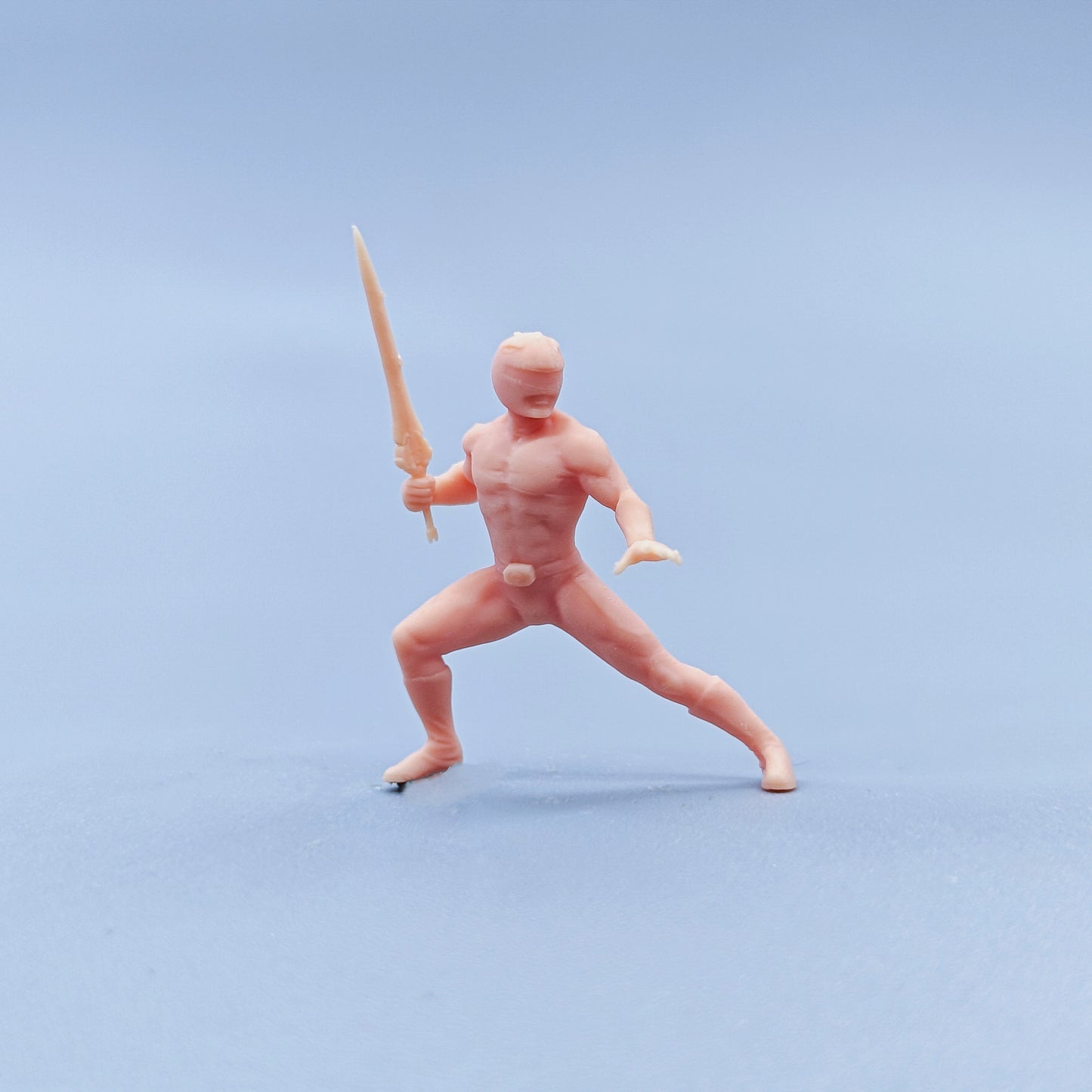 1/64 1/43 Figurines Scale Model Resin Extraordinary Squad Red Warrior Half Squat Uncolored Miniatures Diorama Hand-painted D604