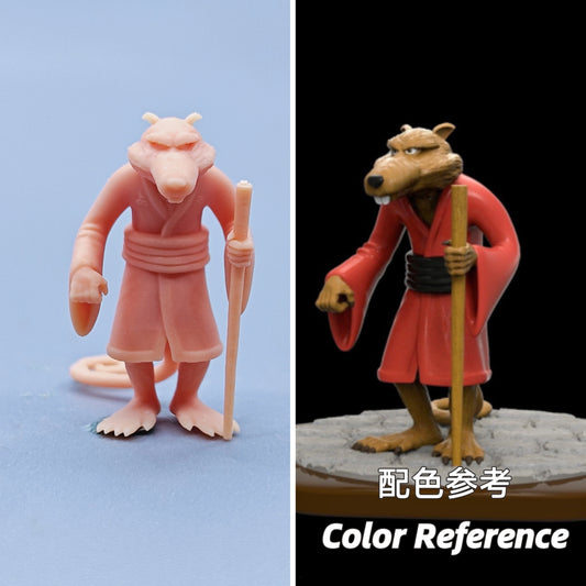1/64 1/43 Figurines Scale Model Resin Ninja Turtles Sprint Uncolored Miniatures Diorama Hand-painted C820