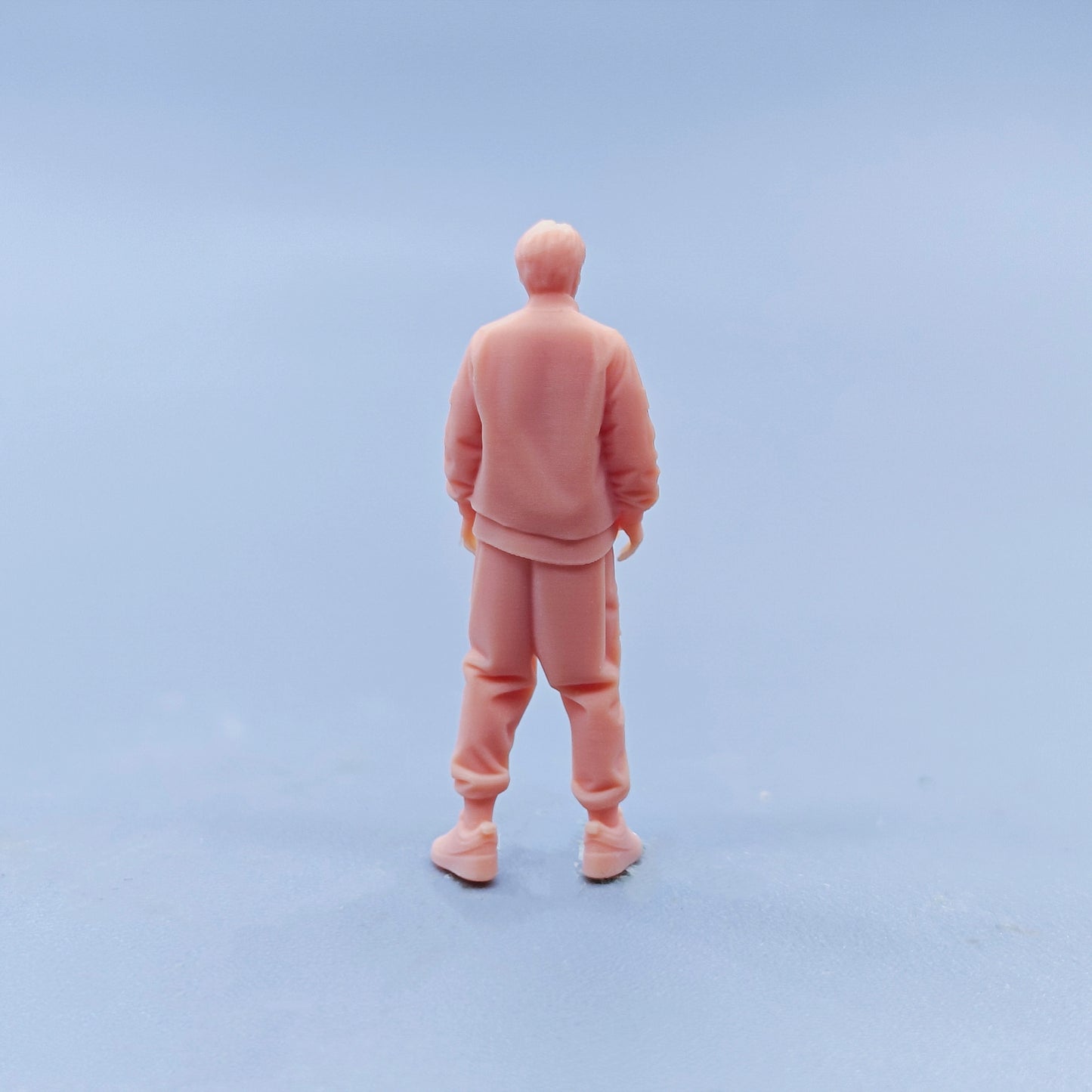 1/64 1/43 Figurines Scale Model Resin Standing Posture Trendy Man Uncolored Miniatures Diorama Hand-painted D433