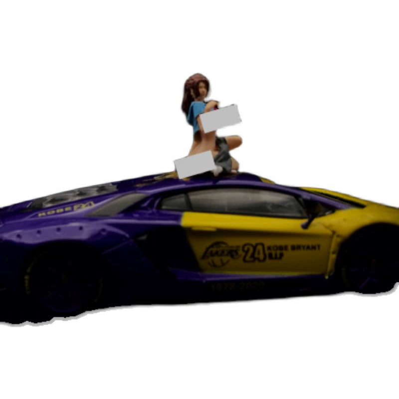 Cx Miniatures Diorama 1/64 Scale Figurines Model  JK sit Girl Collection Hand-painted