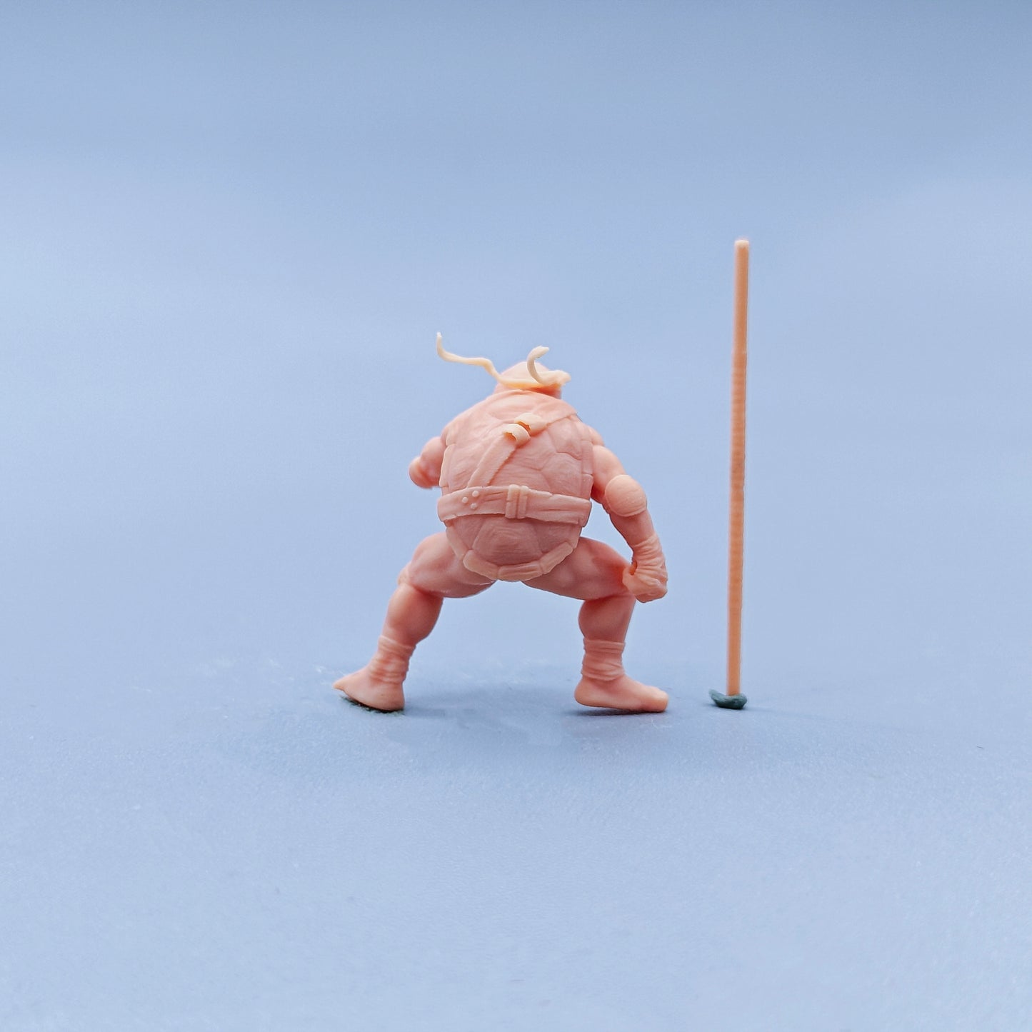 1/64 1/43 Figurines Scale Model Resin Turtle Stick Ninja Uncolored Miniatures Diorama Hand-painted C831