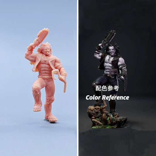 1/64 1/43 Figurines Scale Model Resin Rage Wolf Rob Uncolored Miniatures Diorama Hand-painted C706