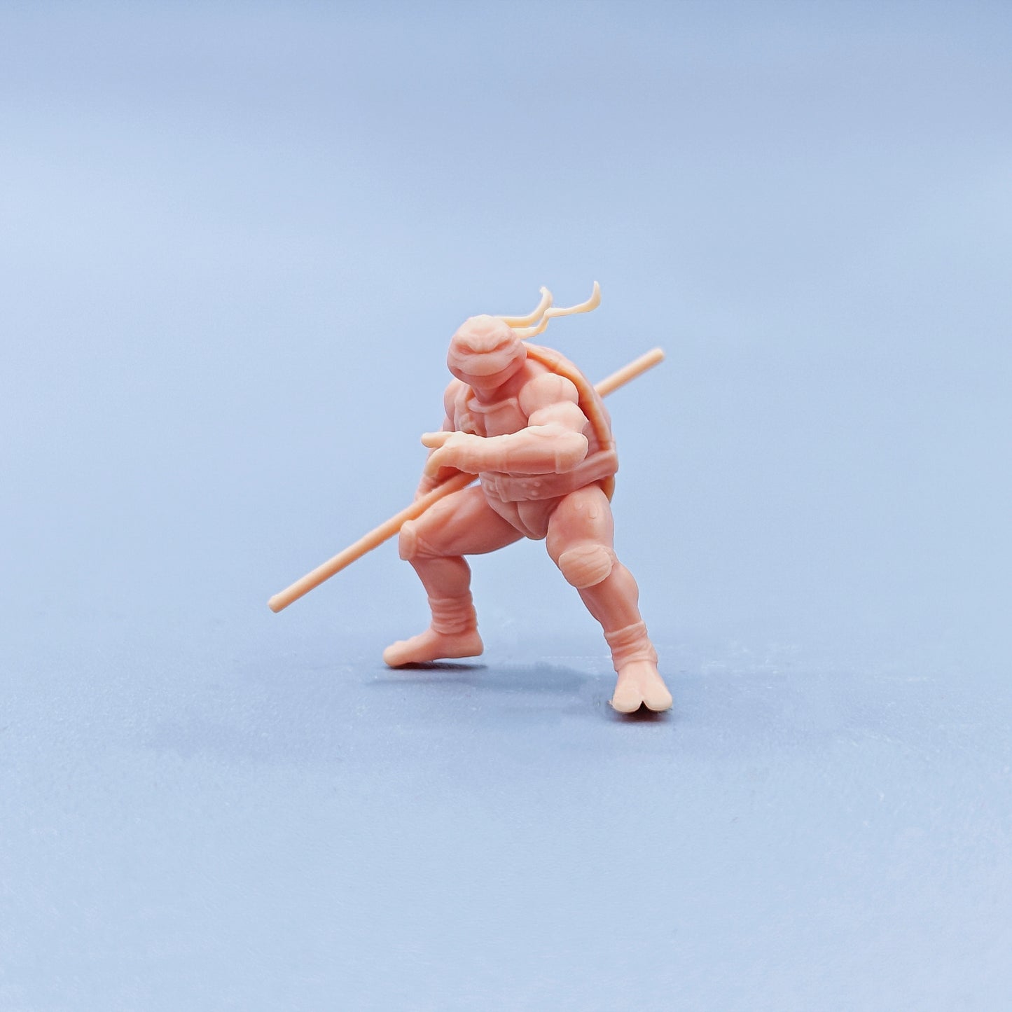 1/64 1/43 Figurines Scale Model Resin Turtle Stick Ninja Uncolored Miniatures Diorama Hand-painted C831