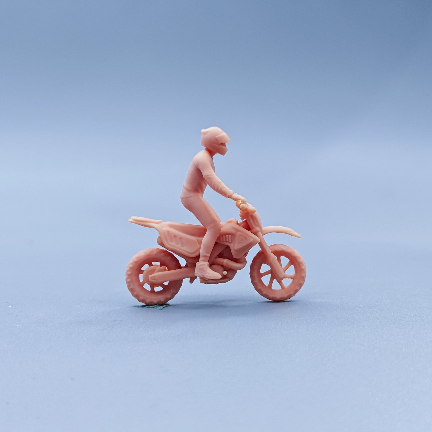 1/64 1/43 Figurines Scale Model Resin Off Road Motorcycle Rider Uncolored Miniatures Diorama Hand-painted C207