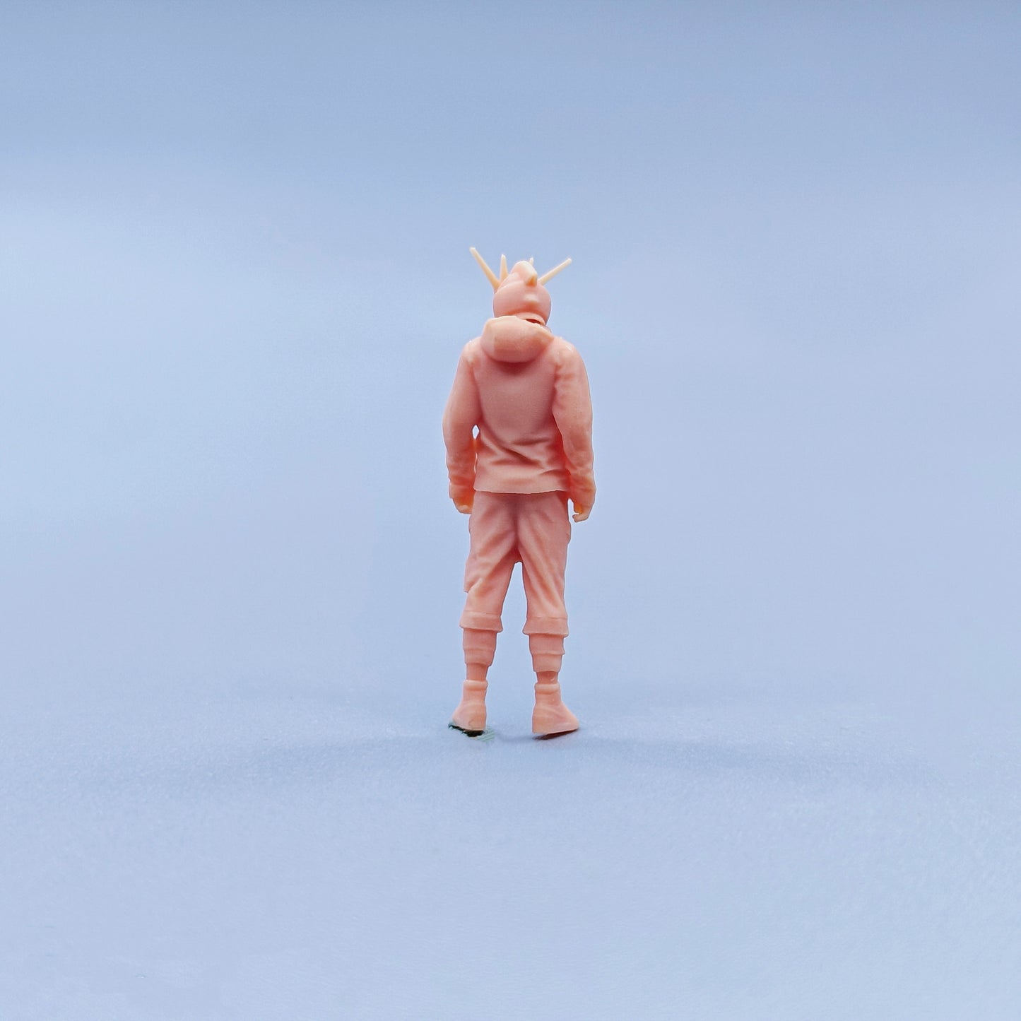 1/64 1/43 Figurines Scale Model Resin Standing Posture Trendy Clothing for Tall Men Uncolored Miniatures Diorama Hand-painted C703