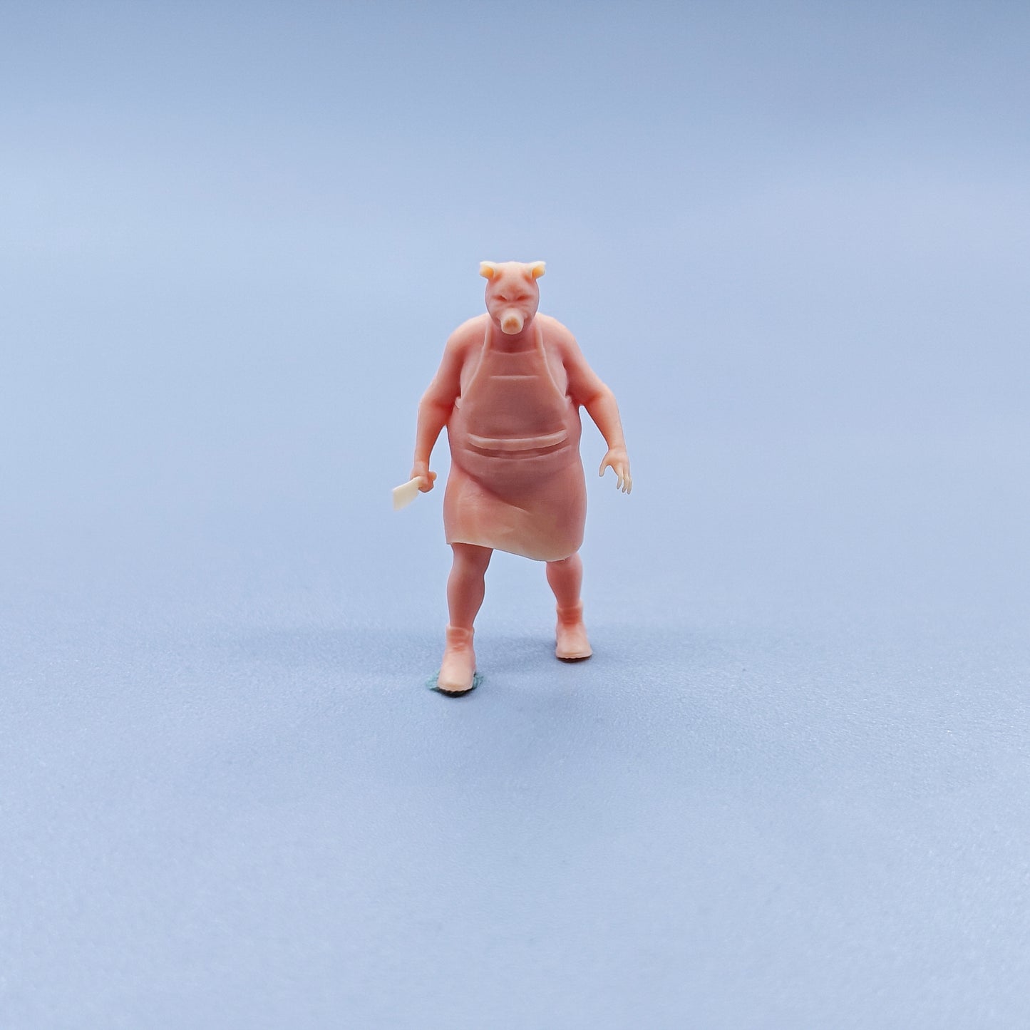1/64 1/43 Figurines Scale Model Resin Pig Head Butcher Uncolored Miniatures Diorama Hand-painted C304