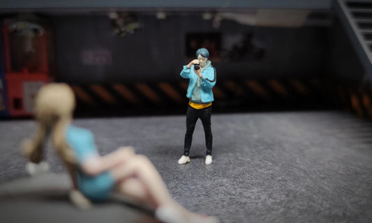 WX-MADE 1/64 Scale Figurines Model Photogenic Handsome Man Collection Miniature Hand-painted