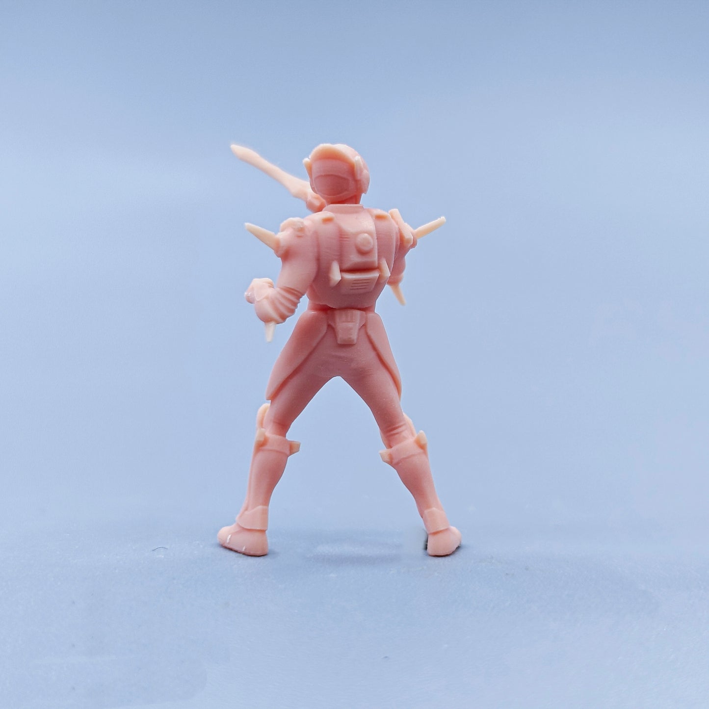 1/64 1/43 Figurines Scale Model Resin Blue Warrior Uncolored Miniatures Diorama Hand-painted D531
