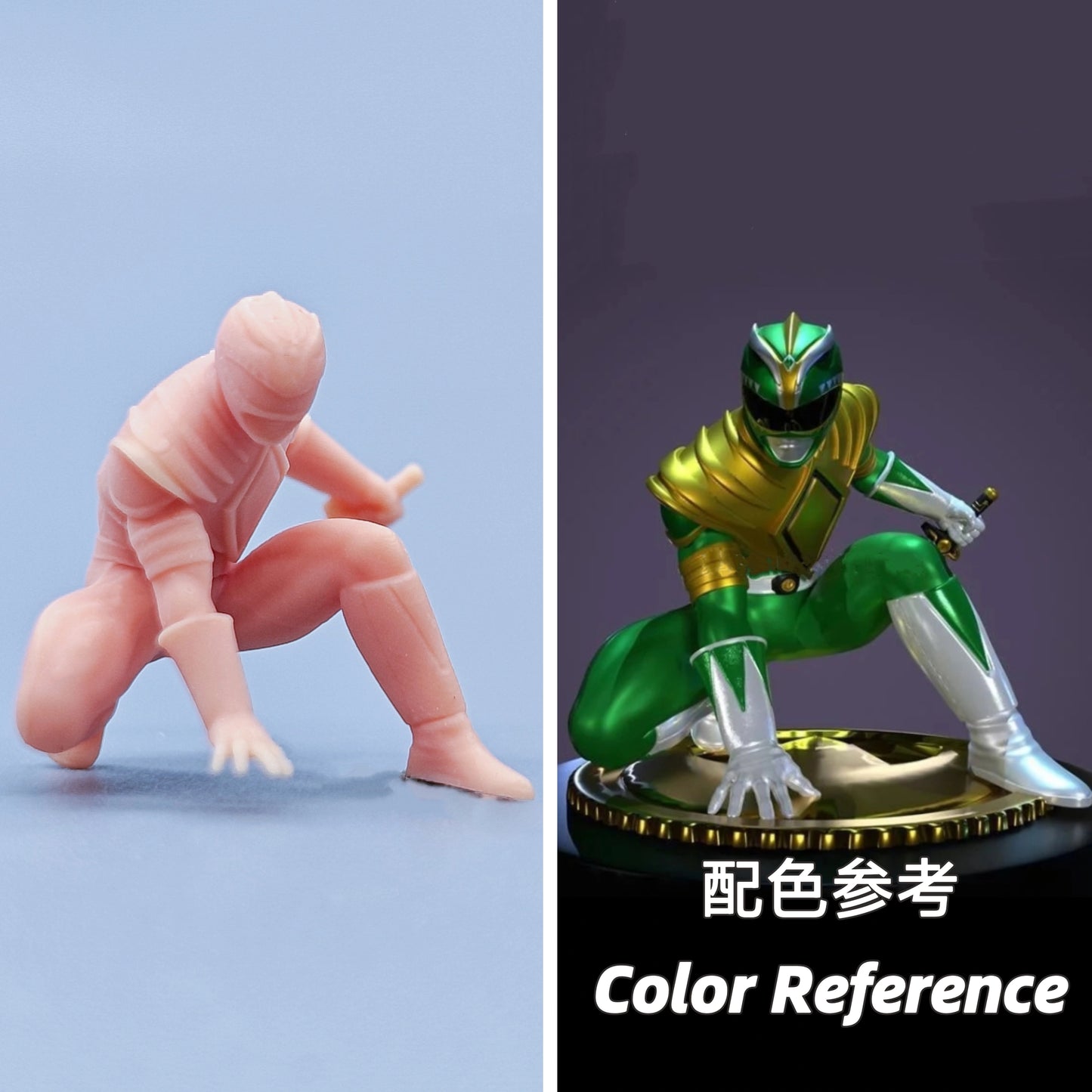 1/64 1/43 Figurines Scale Model Resin Five Star Team Green Warriors Uncolored Miniatures Diorama Hand-painted D521