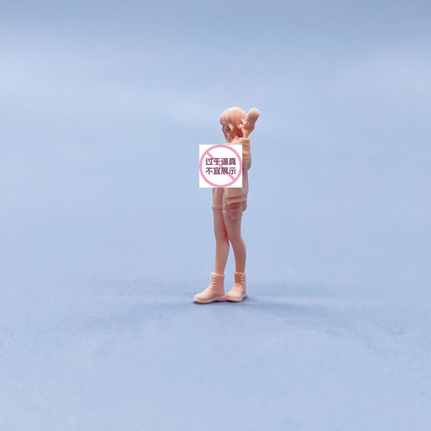 1/64 1/43 Figurines Scale Model Resin The Girl with A Bag and A Stick Uncolored Miniatures Diorama Hand-painted W432
