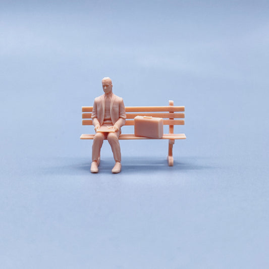 1/64 1/43 Figurines Scale Model Resin Forrest Gump Uncolored Miniatures Diorama Hand-painted W436