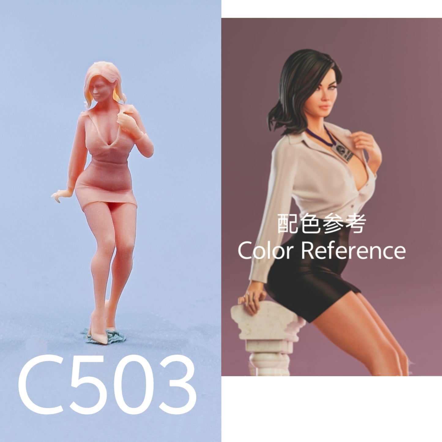 1/64 1/43 Figurines Scale Model Resin Louise Ryan Uncolored Miniatures Diorama Hand-painted C502 C503