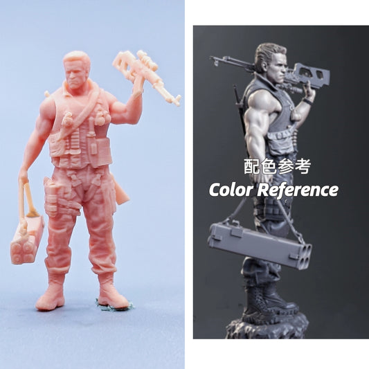 1/64 1/43 Figurines Scale Model Resin Sanix Assault Team Uncolored Miniatures Diorama Hand-painted C523