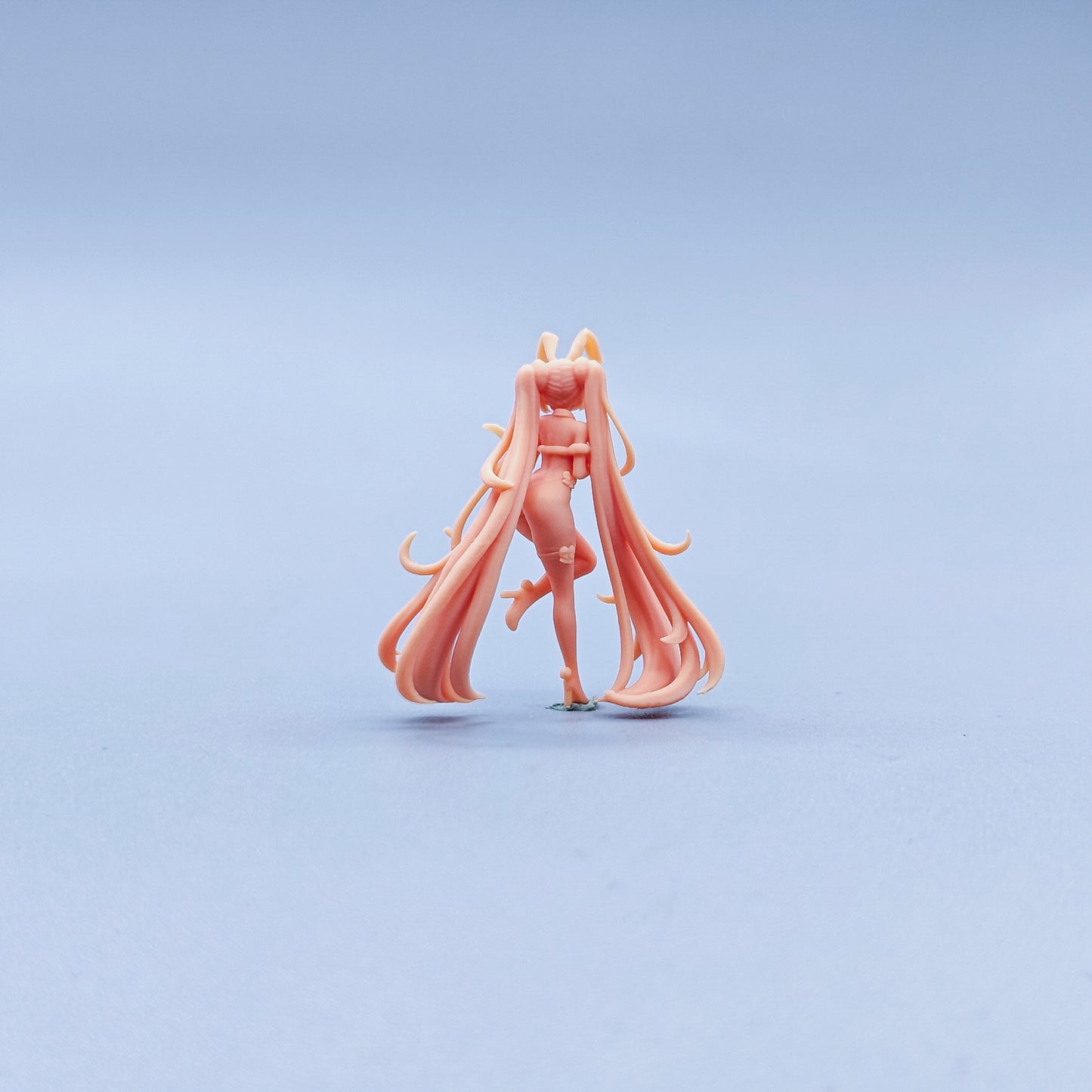 1/64 1/43 Figurines Scale Model Resin Rabbit Ear Hatsune Miku Uncolored Miniatures Diorama Hand-painted C429
