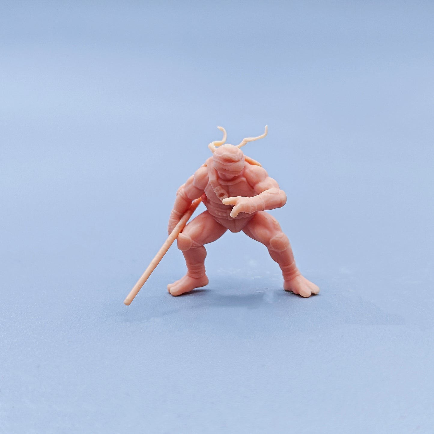 1/64 1/43 Figurines Scale Model Resin Turtle Stick Ninja Uncolored Miniatures Diorama Hand-painted C831