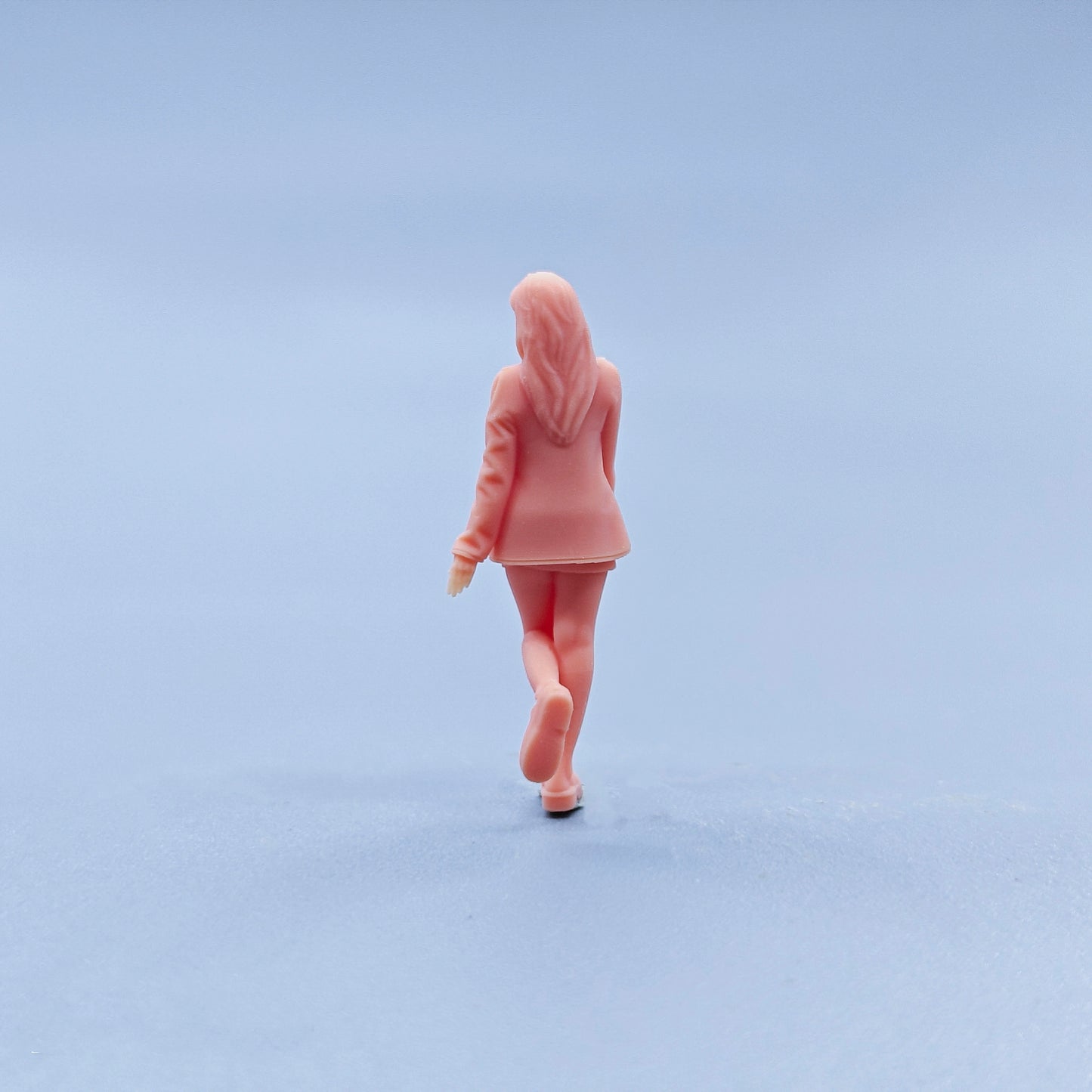 1/64 1/43 Figurines Scale Model Resin Elegant and Delicate Girl Uncolored Miniatures Diorama Hand-painted D801