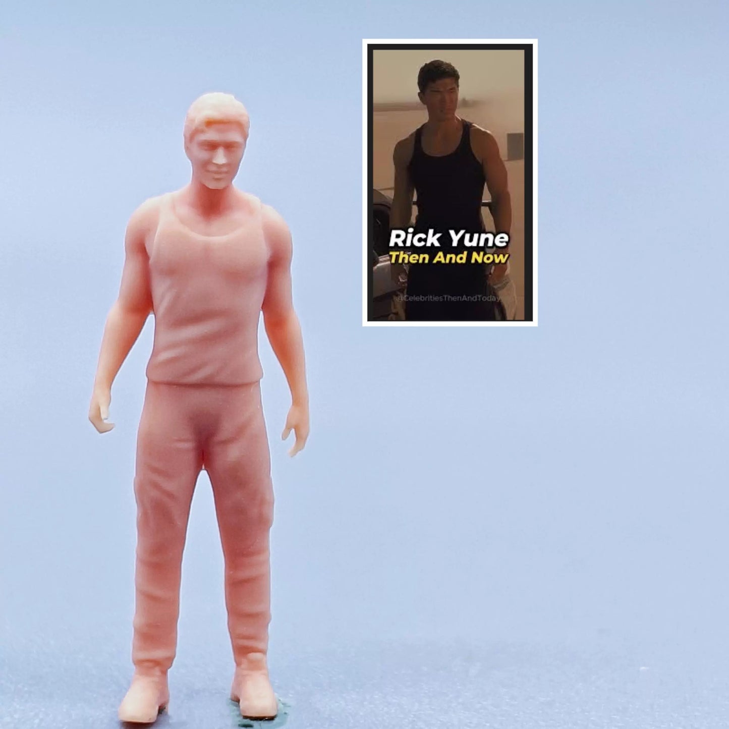 1/64 1/43 Figurines Scale Model Resin Speed and Passion Johnny Trayne Uncolored Miniatures Diorama Hand-painted C206