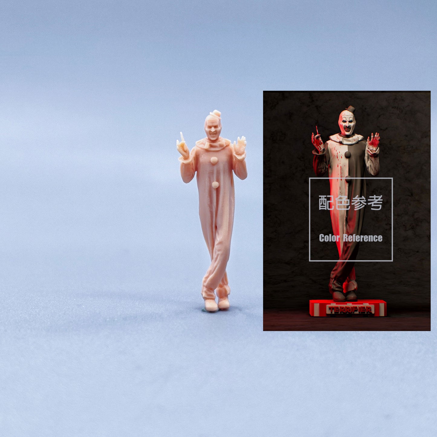 1/64 1/43 Figurines Scale Model Resin Broken Soul Clown Uncolored Miniatures Diorama Hand-painted W421