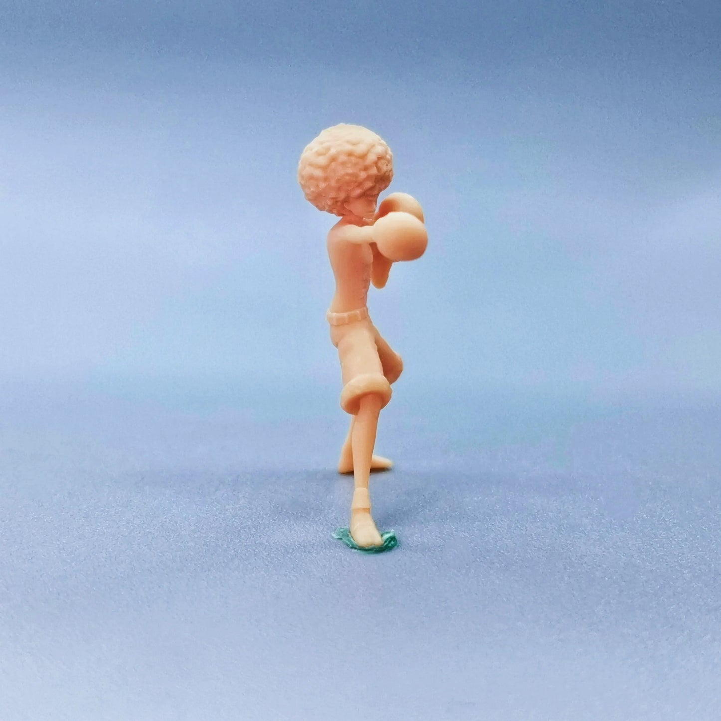 1/64 1/43 Figurines Scale Model Resin Luffy with Exploding Head Uncolored Miniatures Diorama Hand-painted C021