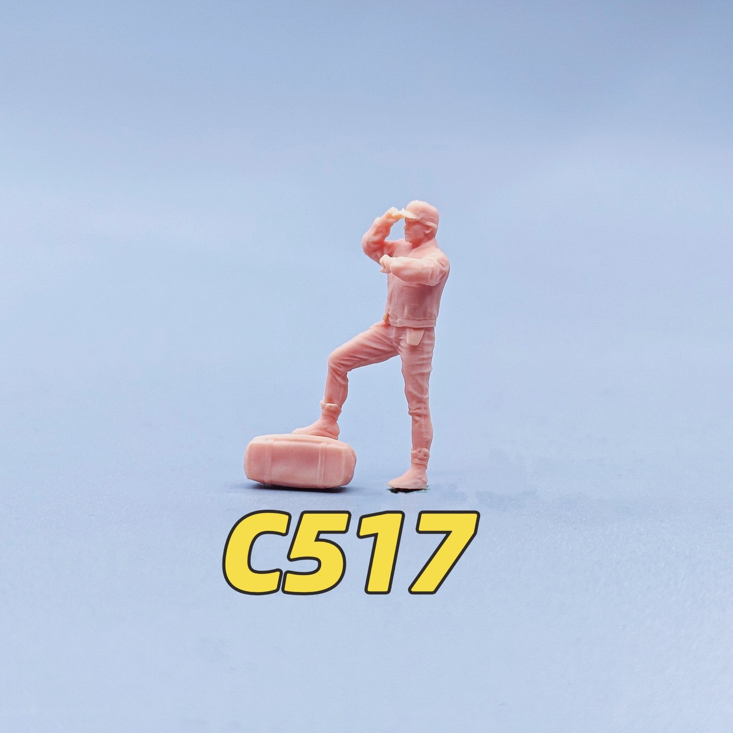 1/64 1/43 Figurines Scale Model Resin Wearing A Hat Martin Uncolored Miniatures Diorama Hand-painted C517 C518
