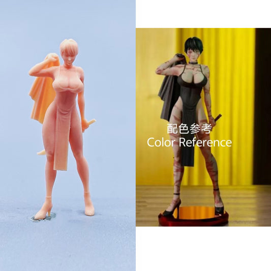 1/64 1/43 Figurines Scale Model Resin Jujutsu Returns To The Zen Temple Zhenxi Uncolored Miniatures Diorama Hand-painted C403