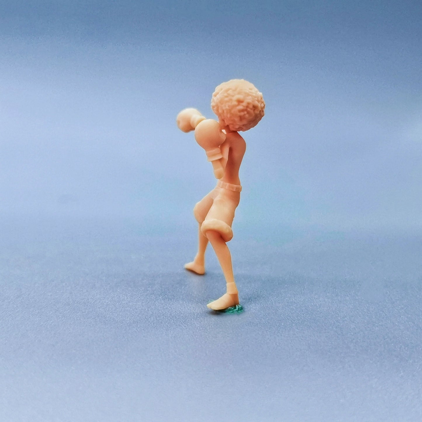 1/64 1/43 Figurines Scale Model Resin Luffy with Exploding Head Uncolored Miniatures Diorama Hand-painted C021