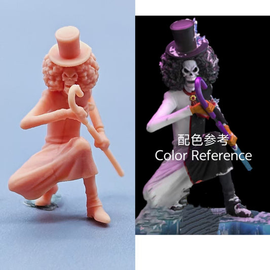 1/64 1/43 Figurines Scale Model Resin Pulling Knife Brooke Uncolored Miniatures Diorama Hand-painted C405