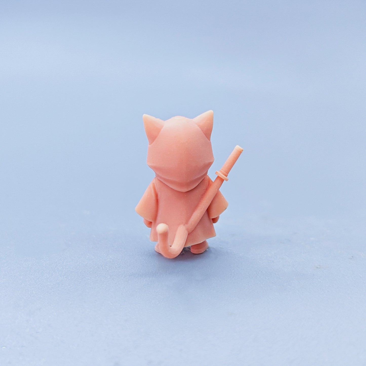 1/64 1/43 Figurines Scale Model Resin Ninja Cat Uncolored Miniatures Diorama Hand-painted D428