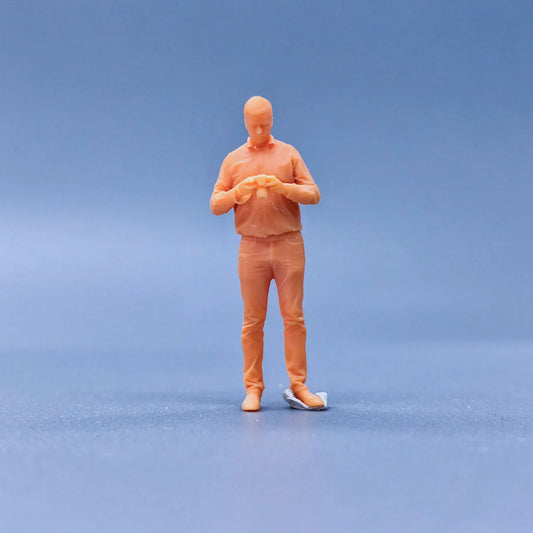 1/64 1/43 Figurines Scale Model Resin Checklist Reverse Male Uncolored Miniatures Diorama Hand-painted S206