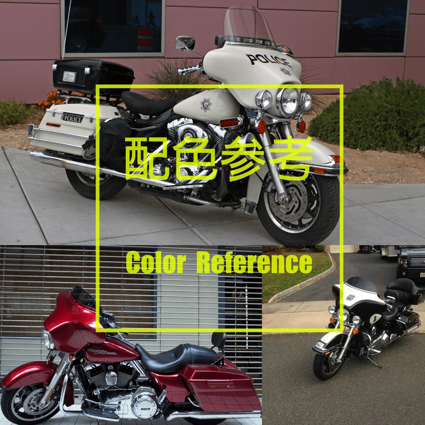 1/64 1/43 Figurines Scale Model Resin Police Harley Motorcycle Uncolored Miniatures Diorama Hand-painted V310