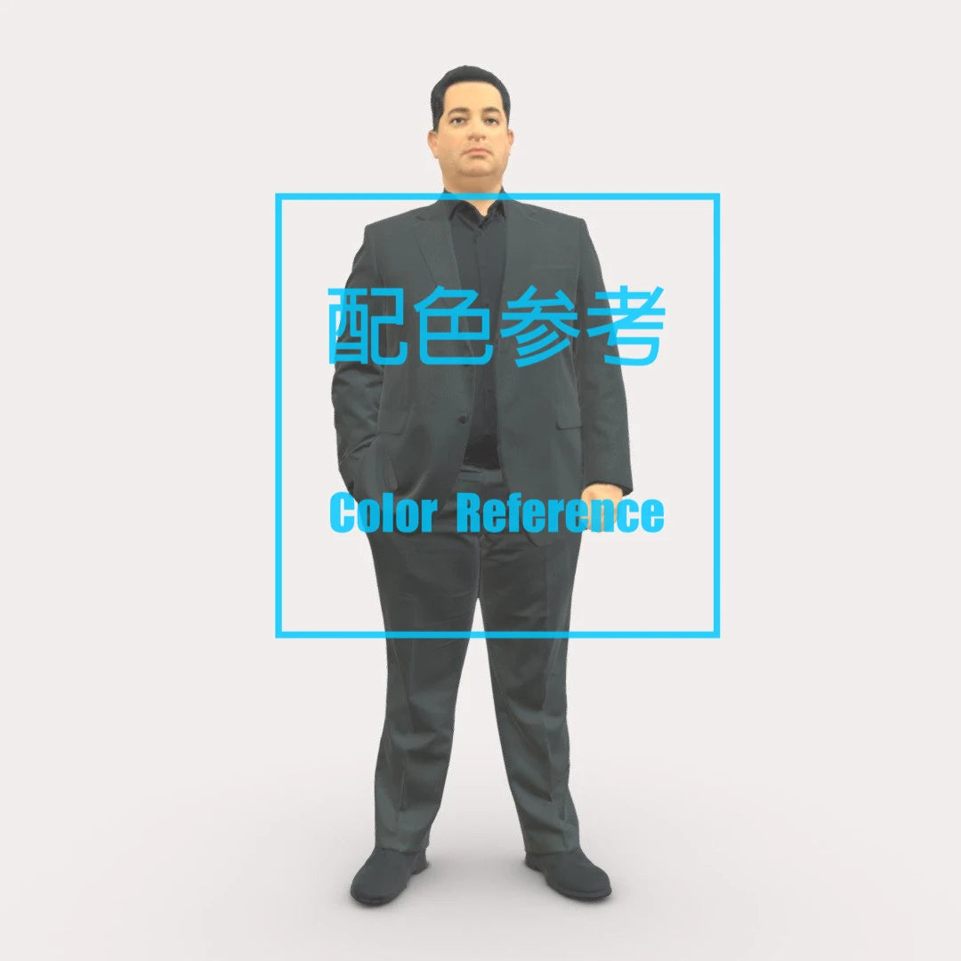 1/64 1/43 Figurines Scale Model Resin Uncle In A Suit Uncolored Miniatures Diorama Hand-painted L124